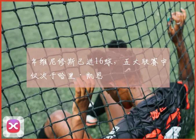 年维尼修斯已进16球，五大联赛中仅次于哈里·凯恩